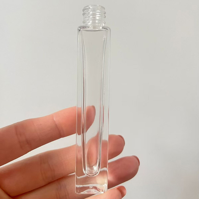Bouteille de spray de parfum ronde en verre de 10 ml personnalisée avec pulvérisateur et bouchon