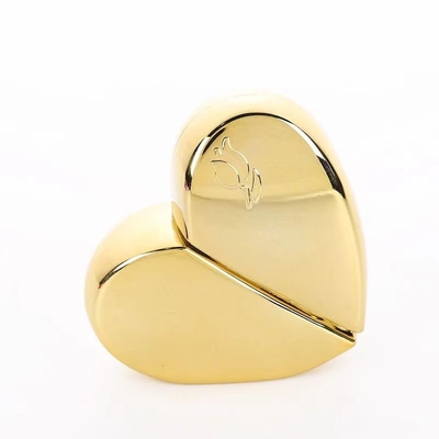 Bouteille de parfum de luxe de 30 ml en forme de cœur avec couleurs peintes