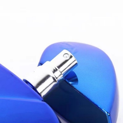 Bouteille de parfum de luxe de 30 ml en forme de cœur avec couleurs peintes