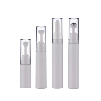 Type populaire de flacon airless à bille pour les yeux en plastique de 15 ml utilisé pour l'emballage des soins de la peau