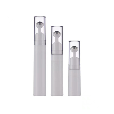 Type populaire de flacon airless à bille pour les yeux en plastique de 15 ml utilisé pour l'emballage des soins de la peau