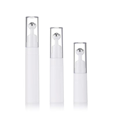 Type populaire de flacon airless à bille pour les yeux en plastique de 15 ml utilisé pour l'emballage des soins de la peau