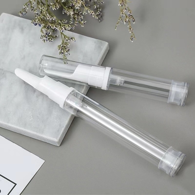 Bouteille de pompe sans air de crème pour les yeux personnalisée de 15 ml avec tête spéciale utilisée pour les cosmétiques