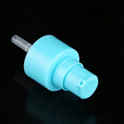 Bleu clair 20/410 pompe à crème en plastique utilisée pour les emballages de soins personnels