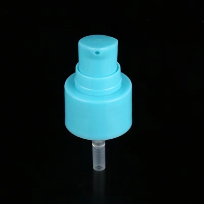 Bleu clair 20/410 pompe à crème en plastique utilisée pour les emballages de soins personnels