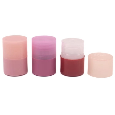 Style unique flacon de brillant à lèvres en plastique à vis rotative de 15 ml, prise en charge de la personnalisation