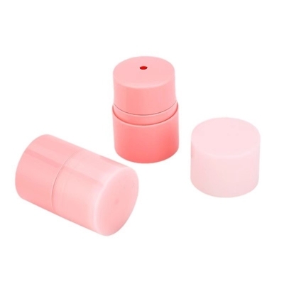 Style unique flacon de brillant à lèvres en plastique à vis rotative de 15 ml, prise en charge de la personnalisation