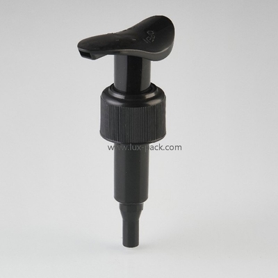 Pompe lotion plastique 24/410 et 28/410 avec pipette plastique, design personnalisé