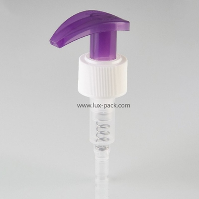 24/410 28/410 Pompe à lotion avec commutateur gauche-droite Matériau en plastique PP et fermeture