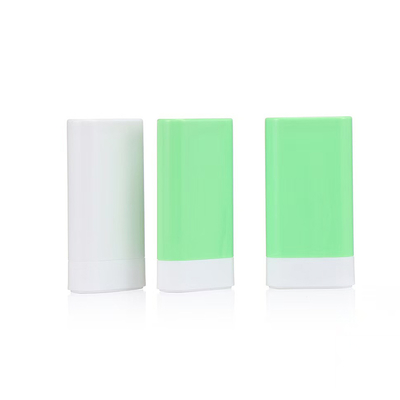 Récipient de bâton de déodorant en ABS transparent de 20 g de couleur personnalisée