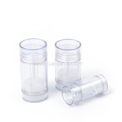 Récipient de déodorant transparent avec bâtonnet de 15 ml à 100 ml