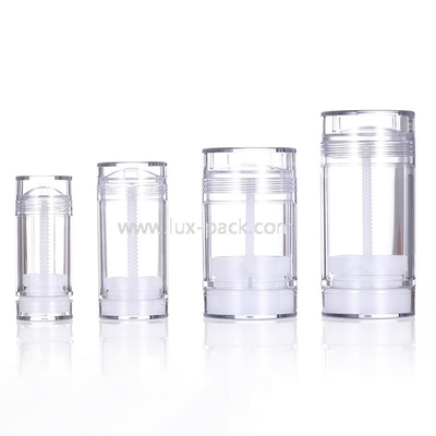 Récipient de déodorant transparent avec bâtonnet de 15 ml à 100 ml