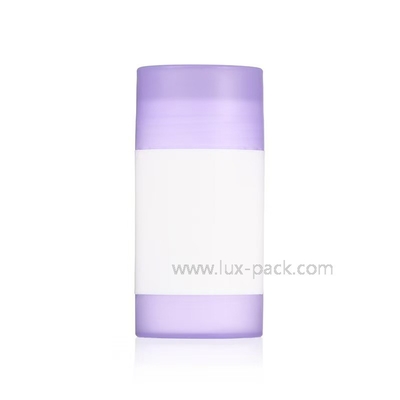 30g 50g 75g Récipient de bâton de déodorant réutilisable transparent