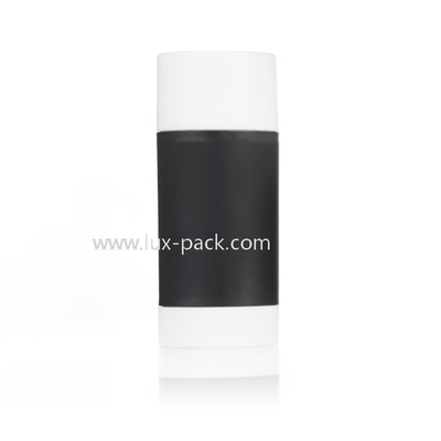 30g 50g 75g Récipient de bâton de déodorant réutilisable transparent