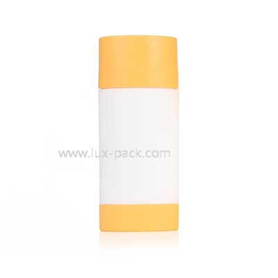 30g 50g 75g Récipient de bâton de déodorant réutilisable transparent
