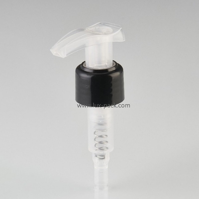 Couleur personnalisée 24 mm 28 mm pompe à lotion en plastique gauche-droite