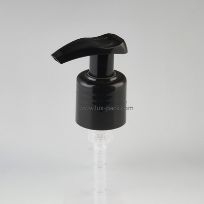 Pompe lotion plastique gauche-droite 24mm 28mm pour cosmétiques