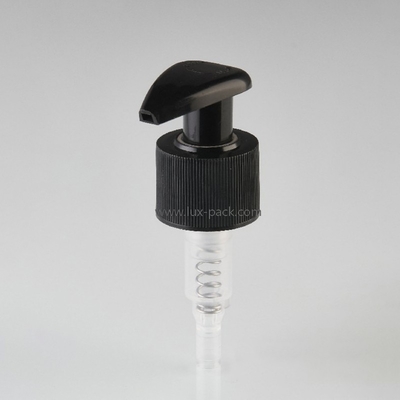 Pompe lotion plastique gauche-droite 24mm 28mm pour cosmétiques