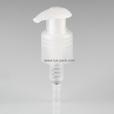 Pompe à lotion en plastique PP de couleur personnalisée pour cosmétiques 24 mm 28 mm