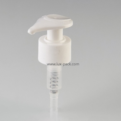 Pompes de shampooing et de lotion de couleur personnalisée 24 mm 28 mm avec verrouillage gauche-droite
