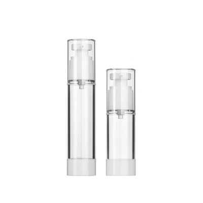 Flacon airless en plastique personnalisé de 15 ml à 120 ml pour cosmétiques