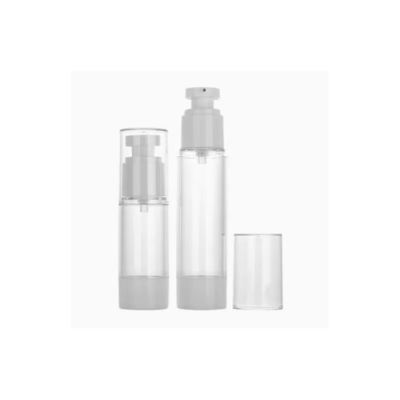 Flacon airless en plastique personnalisé de 15 ml à 120 ml pour cosmétiques