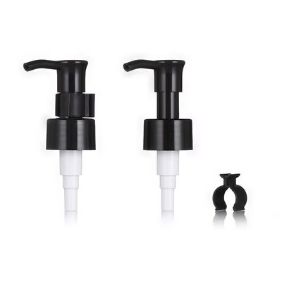 Pompe à lotion PP personnalisée avec clip pour soins de la peau 24/28mm