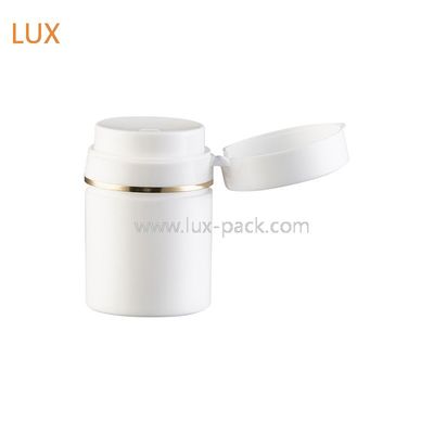 Flacon pompe airless transparent 50 ml 100 ml pour emballage cosmétique