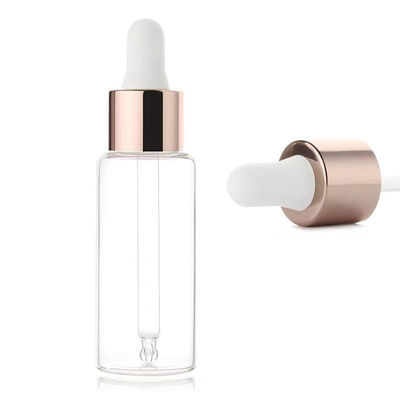 Flacon d'huile essentielle en verre dépoli de 20 ml avec col de 18 mm