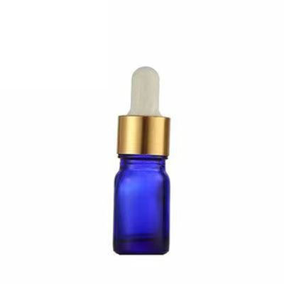 Bouteille en verre d' huile essentielle glacée de 10 ml avec protection UV