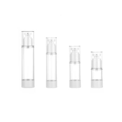 Bouteille cosmétique sous vide en plastique personnalisée 15ml 30ml 50ml 80ml 100ml 120ml pour sérums et crèmes