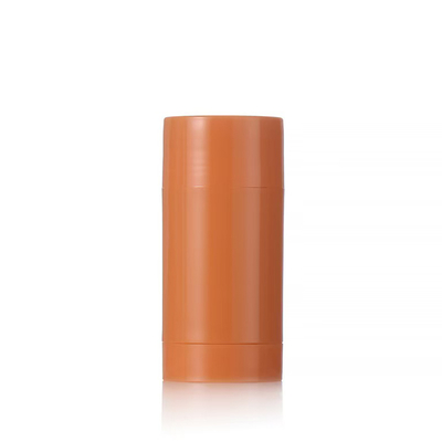 Bâton de déodorant en plastique de couleur personnalisée 15g-100g recyclable