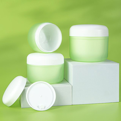 En plastique, contenant du pot de crème en PP 50 g 100 g 200 g Emballage cosmétique personnalisable