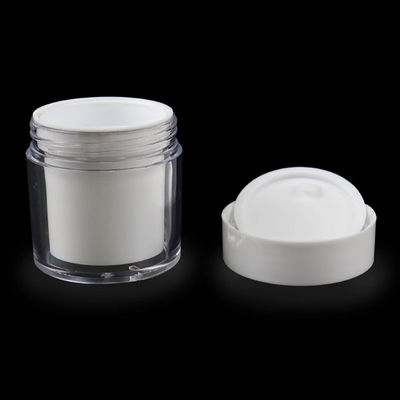 Pot à crème AS PP personnalisé 15g 50g double coque