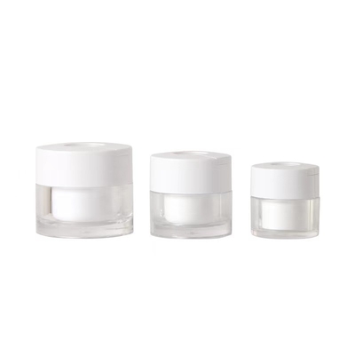 30g 50g Crème acrylique avec cuillère pour cosmétique