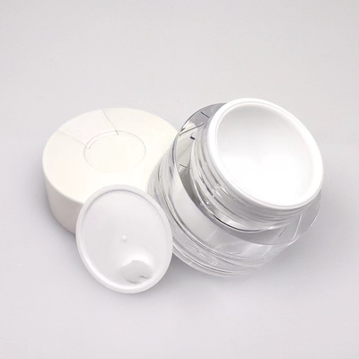 30g 50g Crème acrylique avec cuillère pour cosmétique