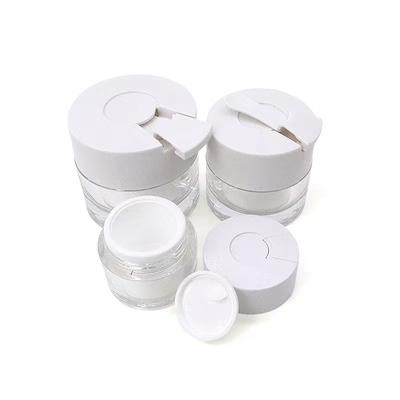 30g 50g Crème acrylique avec cuillère pour cosmétique