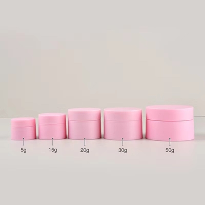 Pot à crème en plastique PP 5g à 50g Couleurs personnalisées MOQ 10000 pièces