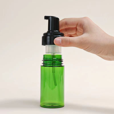 Bouteille de pompe en mousse en plastique en PET en gros avec couleur personnalisée pour le savon liquide cosmétique