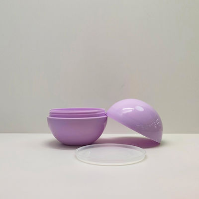 Couleur personnalisée 5g-80g Bouteille de crème en plastique sphérique légère avec PET 100% frais et délai de livraison de 20 jours