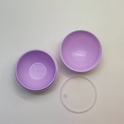 Couleur personnalisée 5g-80g Bouteille de crème en plastique sphérique légère avec PET 100% frais et délai de livraison de 20 jours