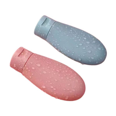 Bouteille de crème solaire en silicone personnalisée avec capuchon et capacité de 20 à 100 ml pour emballage cosmétique haut de gamme