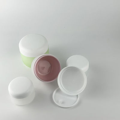 Tous les pots à crème en plastique PP mat avec 100% de matériau PP frais et une conception à double couche pour l'emballage cosmétique