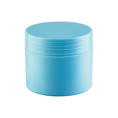 Couleur personnalisée 80g Surface matte PP Bouteille de crème ronde en plastique avec disque pour emballage cosmétique