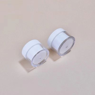 Surface brillante AS Bouteille de crème en plastique sans problèmes mécaniques pour l'emballage cosmétique