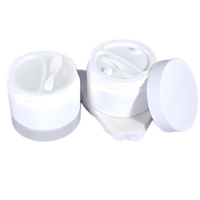 50+50g de crème en plastique en PP sans problème mécanique et doux pour les formules délicates