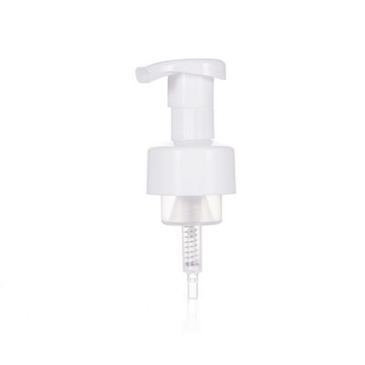 Pompe distributrice de mousse en plastique 40 mm 42 mm avec un débit de 0,25-0,3 ml/t et une longueur de tube personnalisable pour lotion corporelle