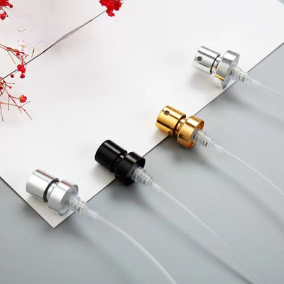 Pompe de pulvérisation fine en aluminium électroplaqué 15MM 20MM avec contrôle précis du dosage pour les soins personnels