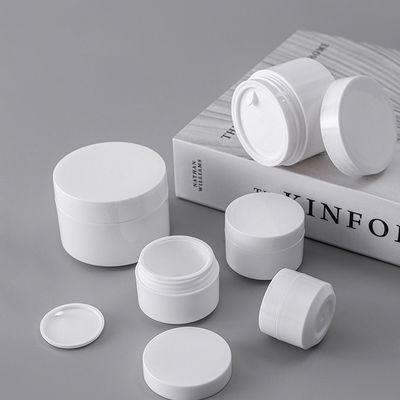 5g 10g 15g 30g 50g Double paroi PP plastique rechargeable soins personnels crème cosmétique pot avec sérigraphie