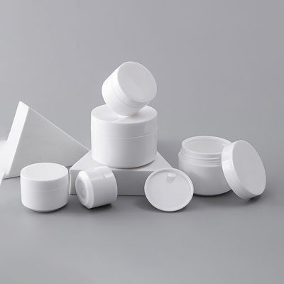 5g 10g 15g 30g 50g Double paroi PP plastique rechargeable soins personnels crème cosmétique pot avec sérigraphie